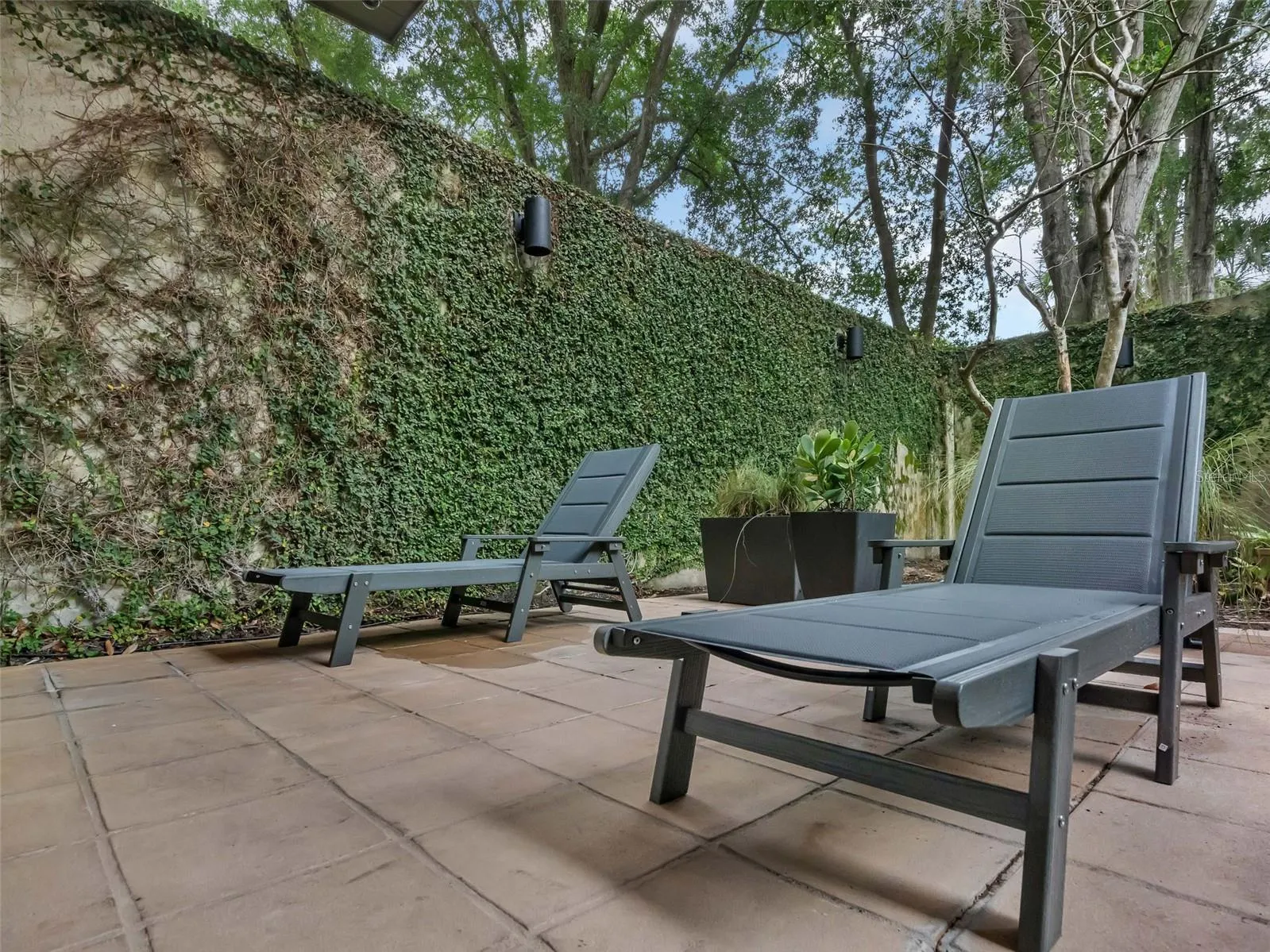The Private In- Law Patio with 8" Wall