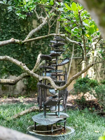 The sculpture in the Owner's Private Garden