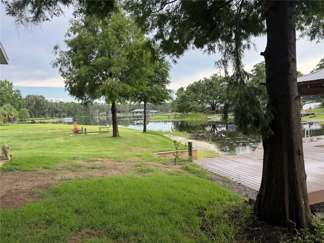 Back yard and Lake