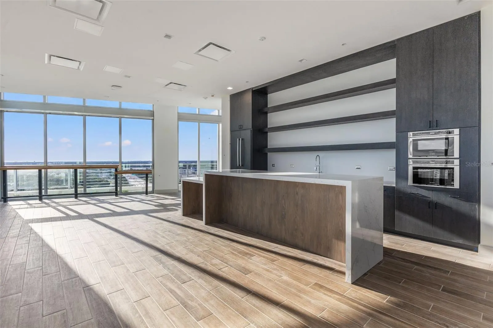 Community room with incredible views and sliding glass doors