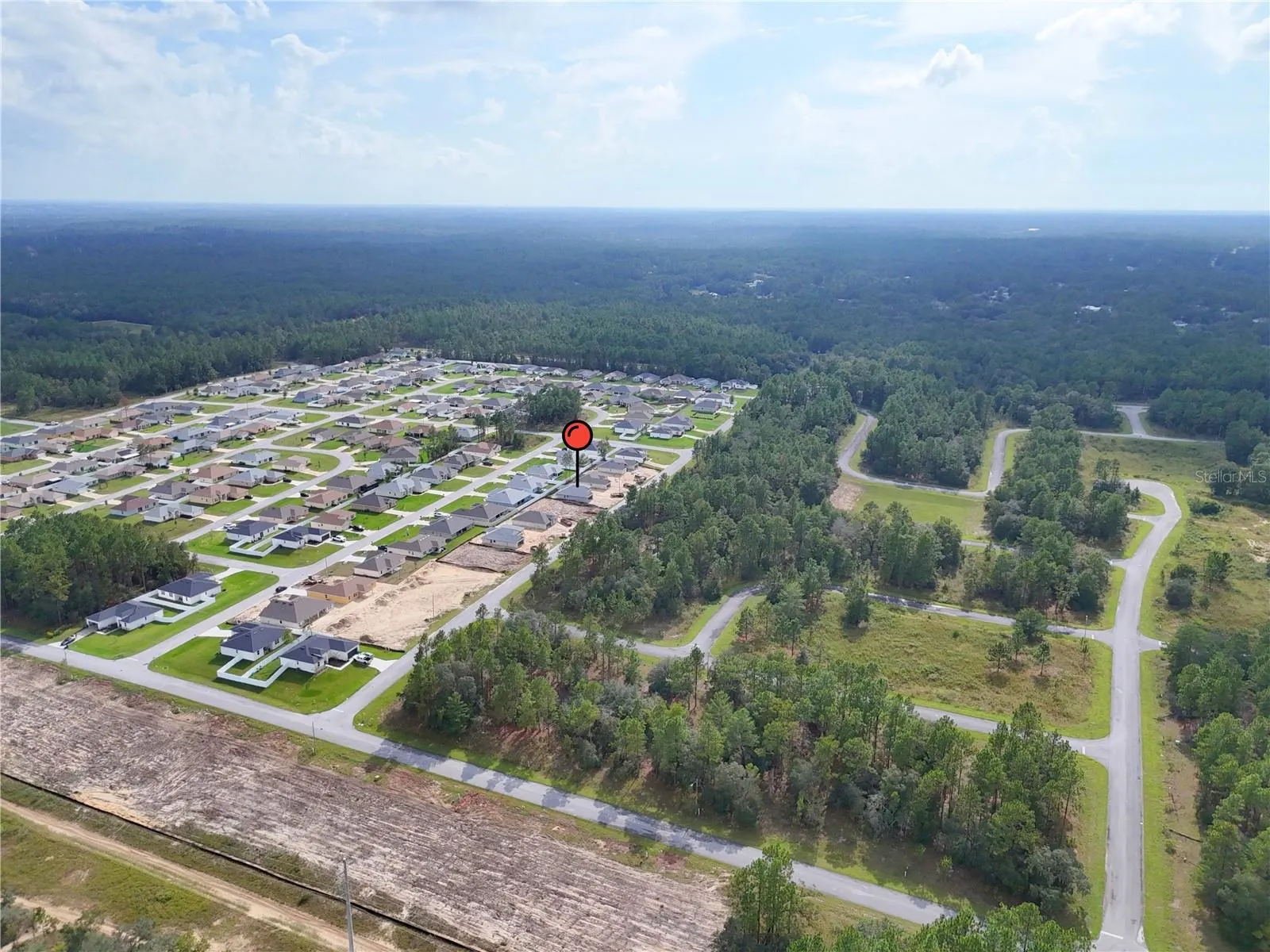 Aerial neighborhood view as of 10/13/2026