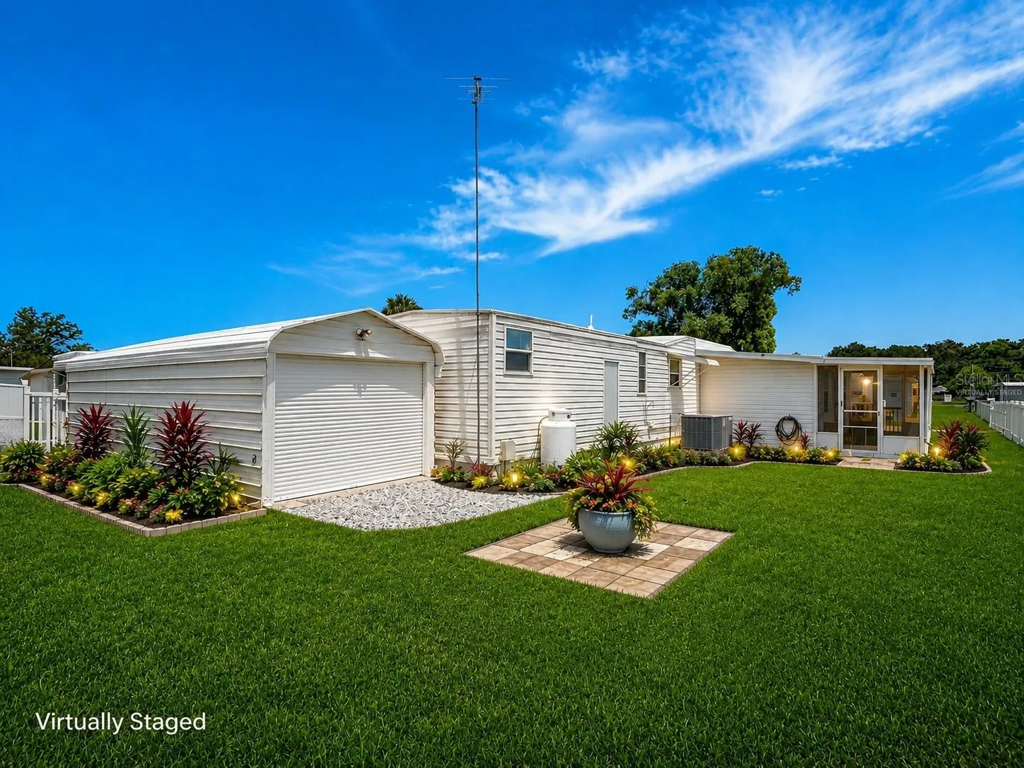 Virtually Staged Backyard
