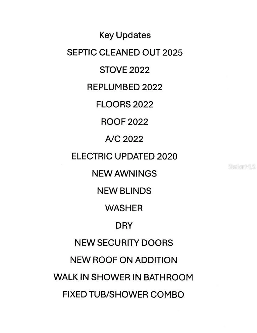 updates to home