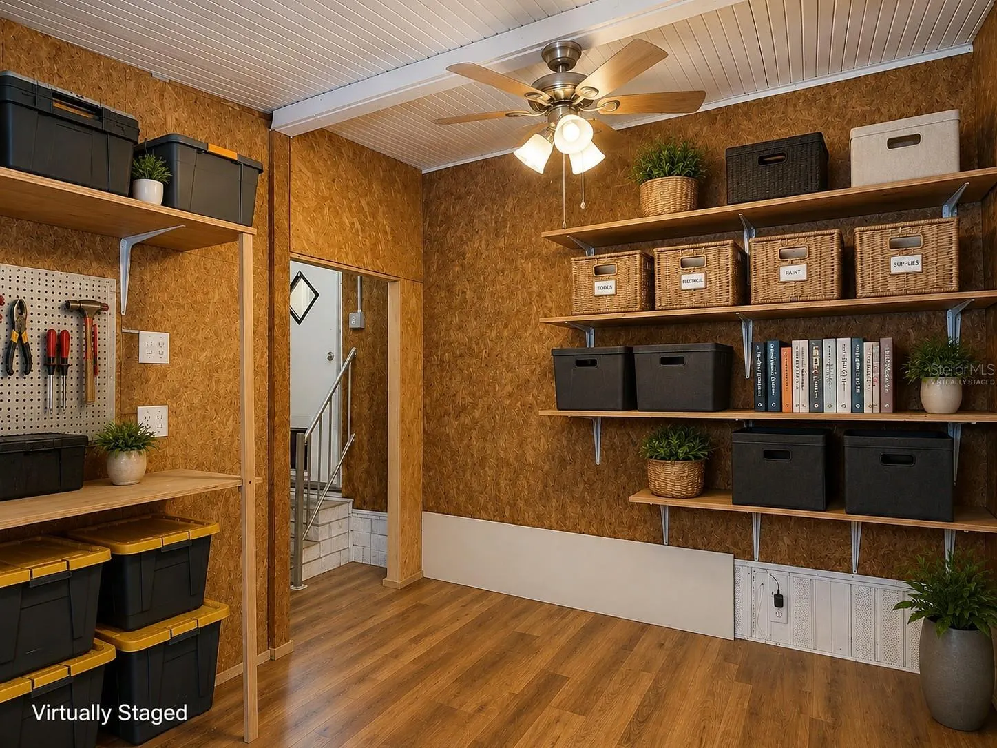 Virtually Staged in Home Storage Area