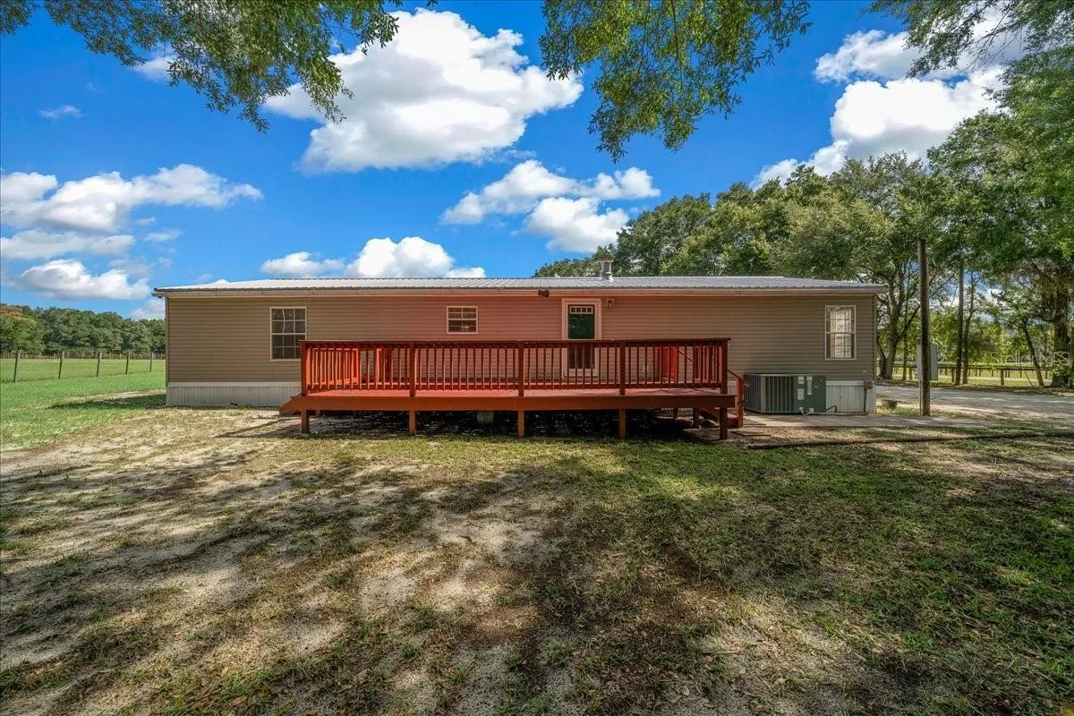 Back of the home