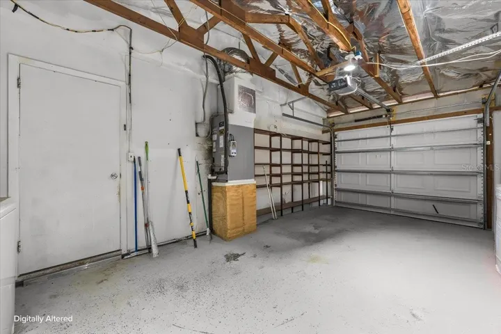 Single car garage.