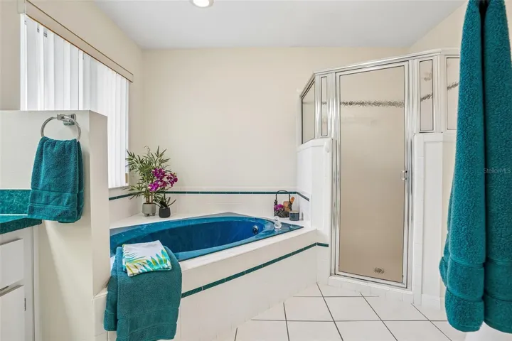 with tub and shower