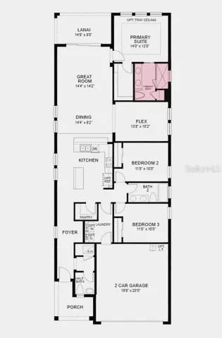 Floor Plan - Additional Highlights Include: 8' interior doors, and appliance package included