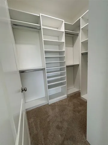Downstairs Primary walk in custom closet