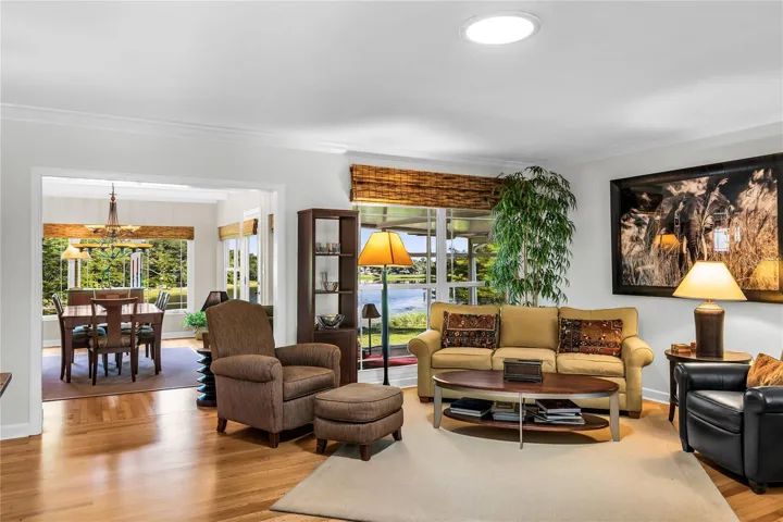 Open floor plan and double paned windows