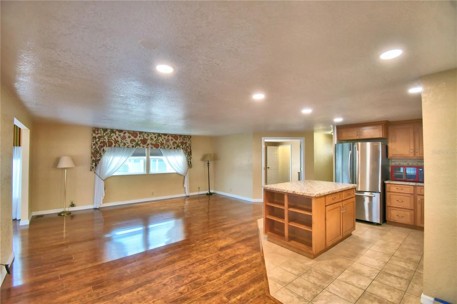 Family Room Open to Kitchen