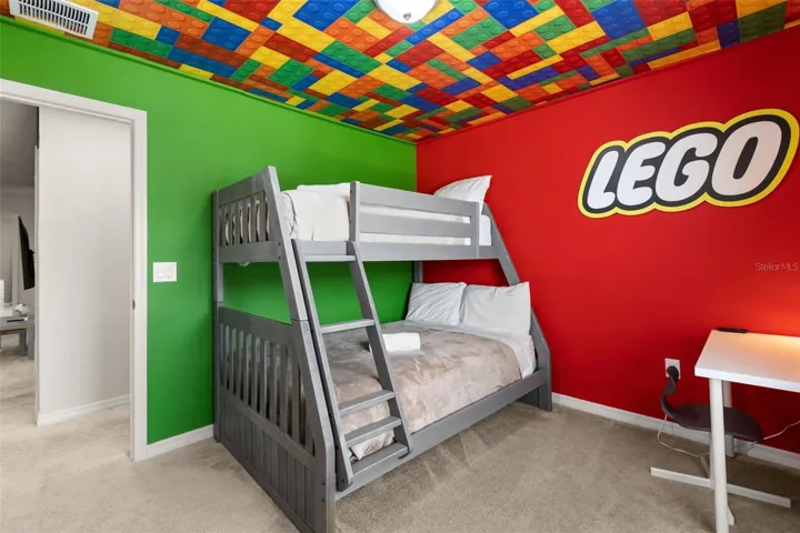 spacious bedroom