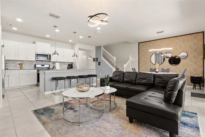 spacious great room