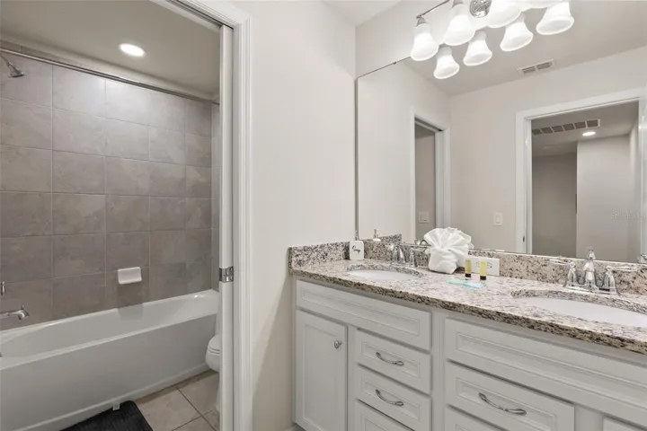 spacious bathroom
