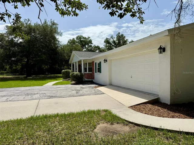 Attached garage