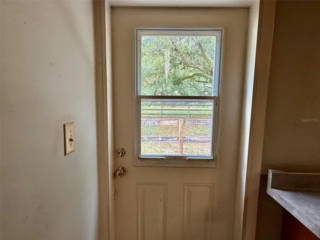 Garage side door to outside