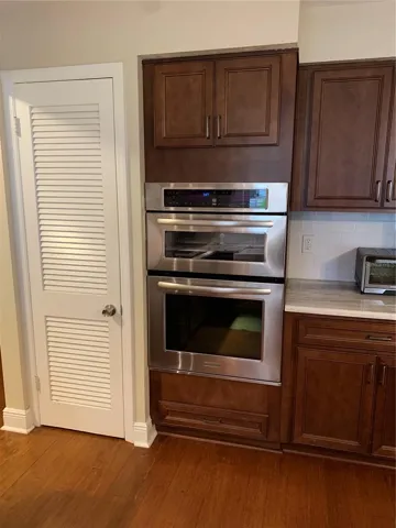 Wood cabinets