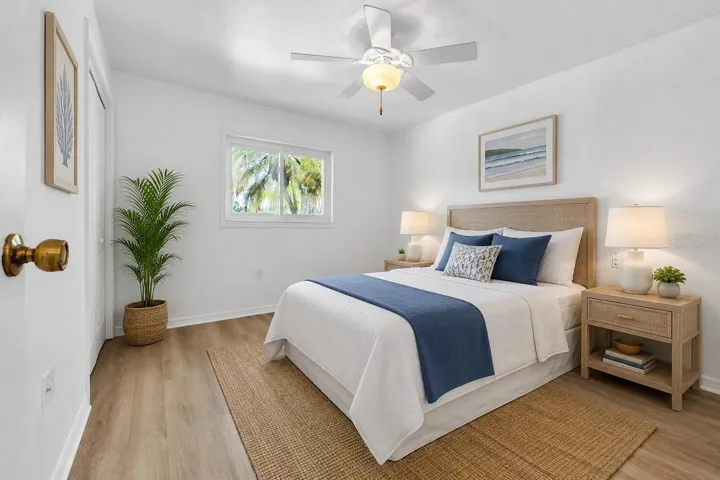 VIRTUALLY STAGED GUEST BEDROOM