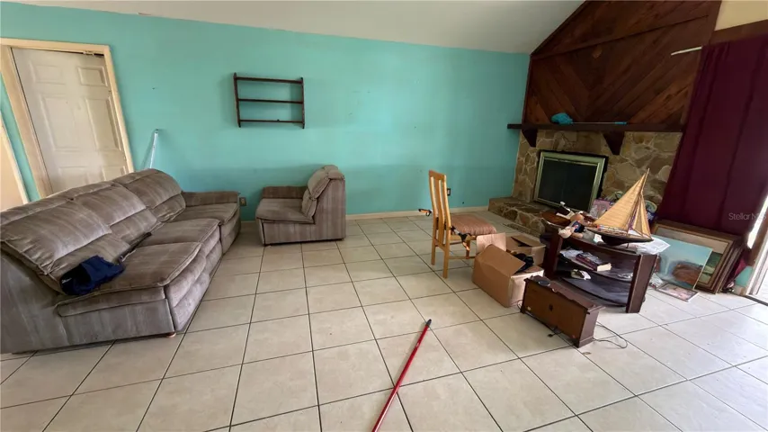 Living Room with Fireplace