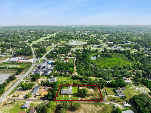 Aerial with approx lot lines