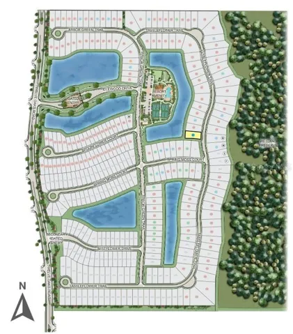 998 Tassleflower Trail Site Map