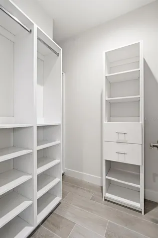 Primary Closet with Abundant Storage Space