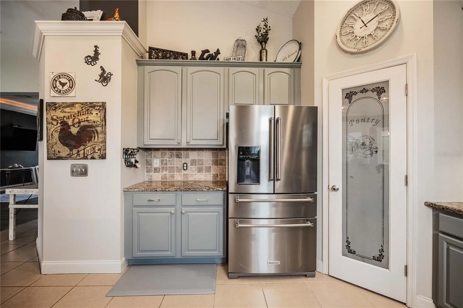 New KitchenAid Refrigerator and closet pantry