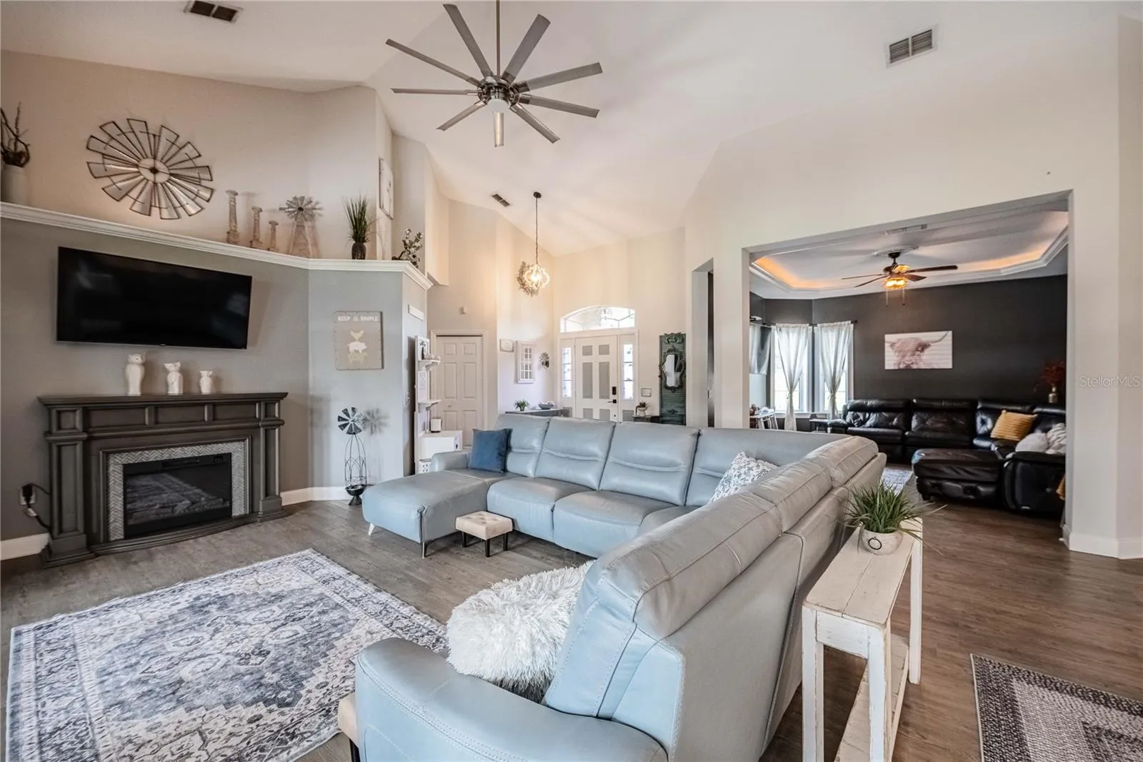 Family Room from front entry