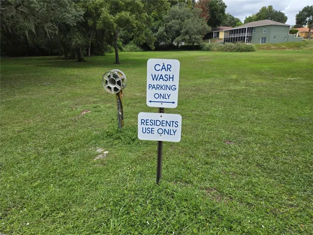 Car wash area