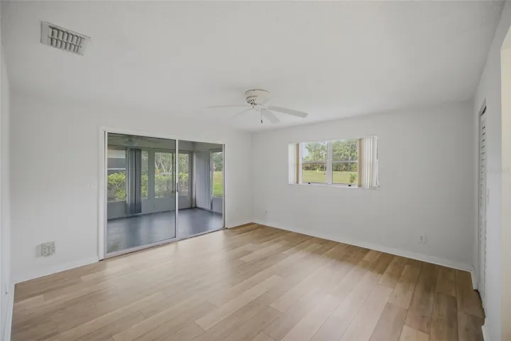 Master Bedroom from Dining Entrance View