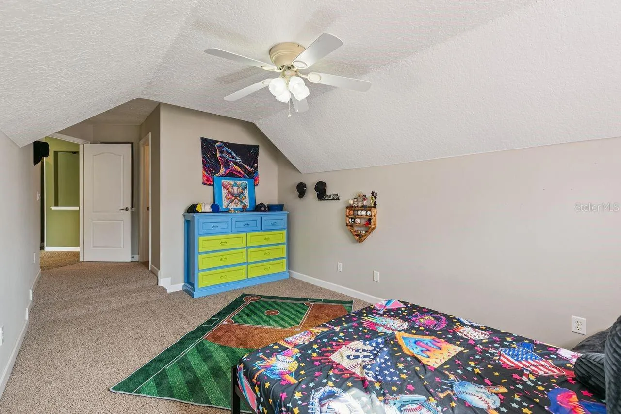 Fourth Bedroom on Second Floor or Flex Bonus Room with Walk-In Closet