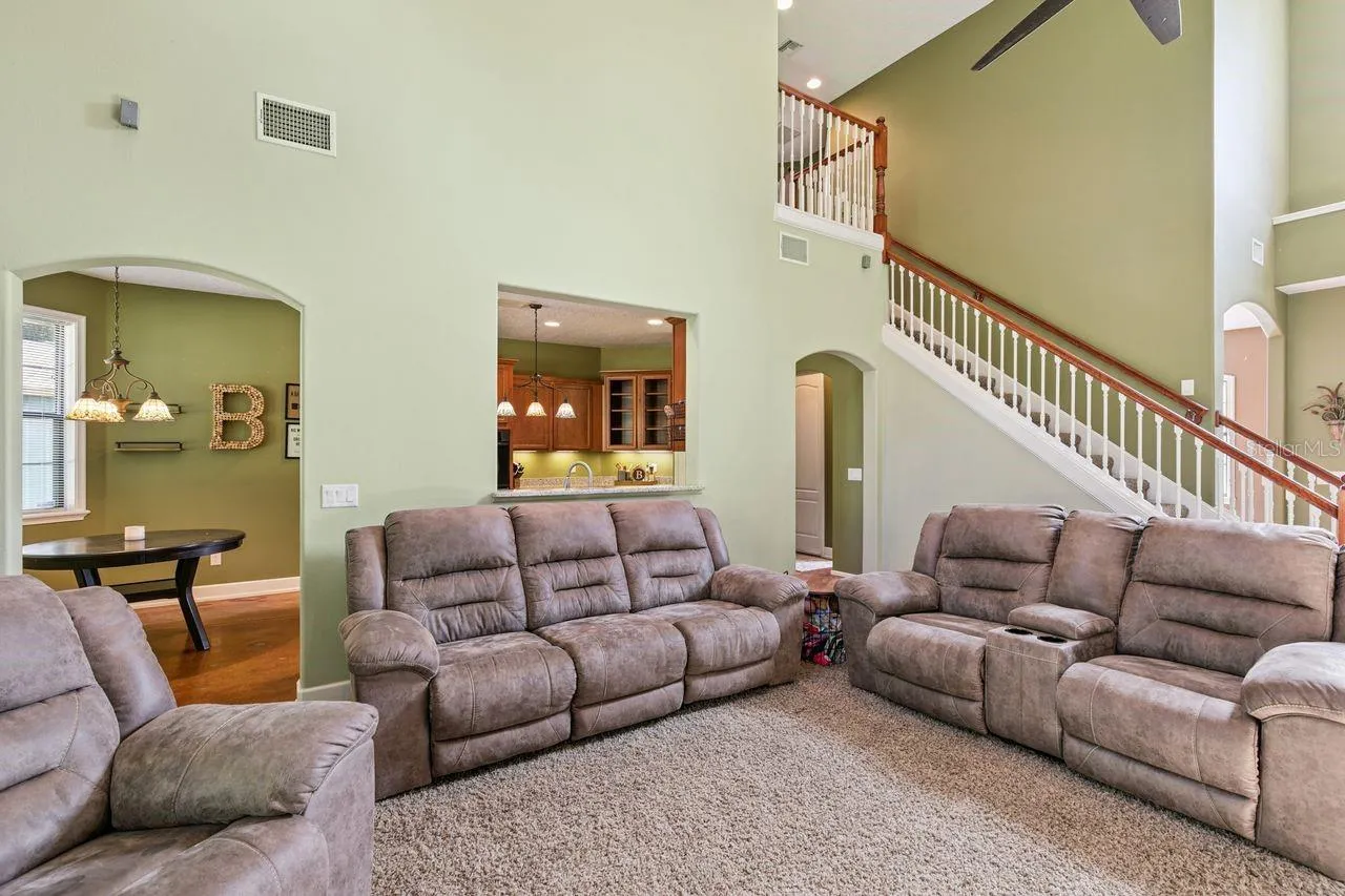 Living Room with access to the Kitchen
