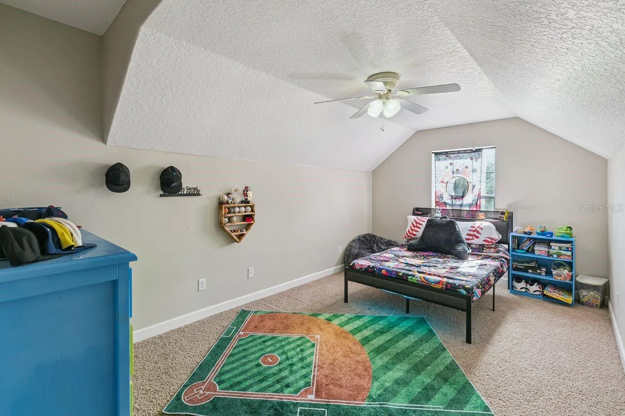 Fourth Bedroom on Second Floor or Flex Room with Walk-In Closet