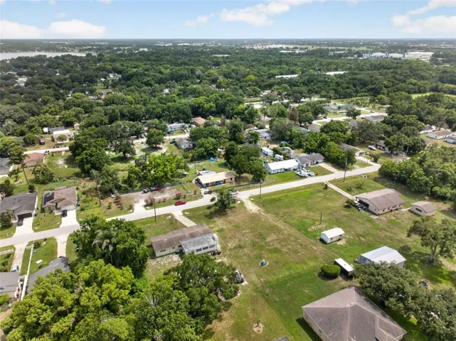 Aerial view of the Ocoee neighborhood near the property.