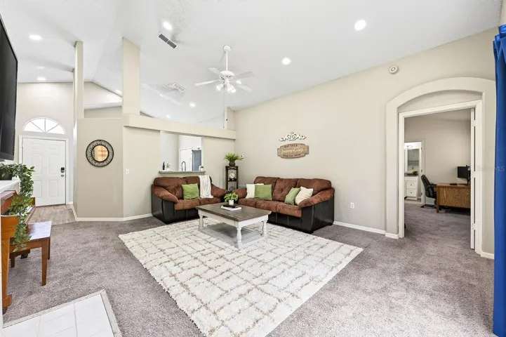 Vaulted Ceilings.