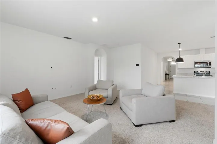 Living Room/Dining Room combo, open concept perfect for entertaining.