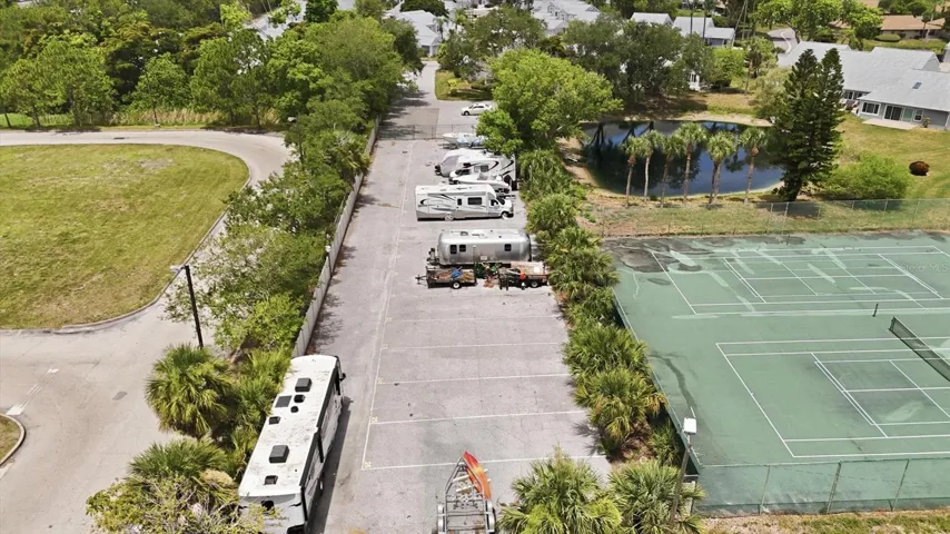 Another community ammenity with security cameras a boat and RV storage within the property for a fee