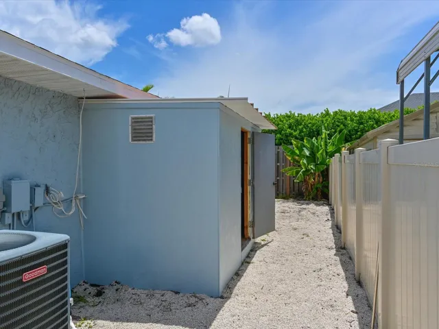 Attached Exterior Storage or Workshop