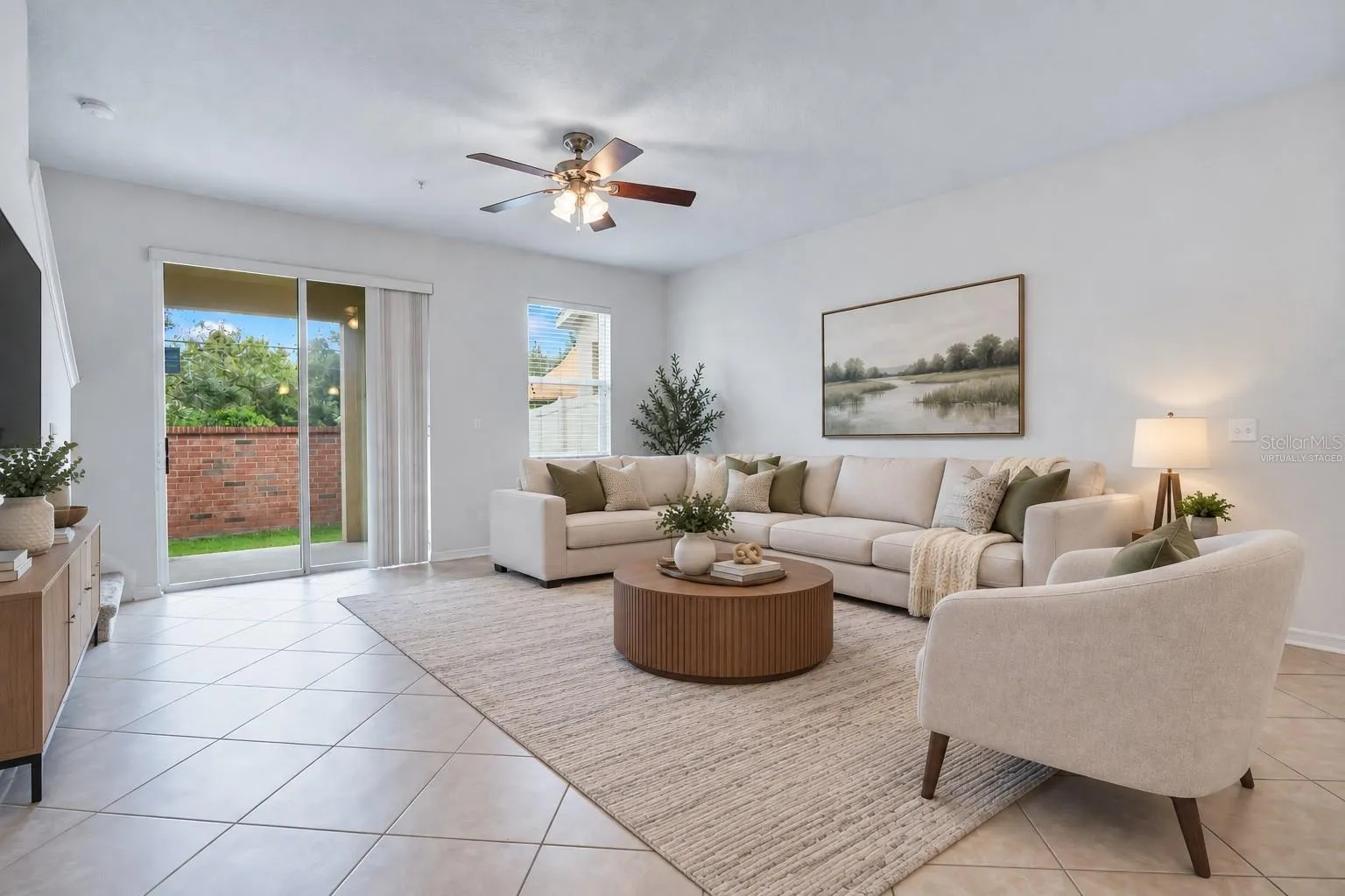 Virtually Staged - Living Room