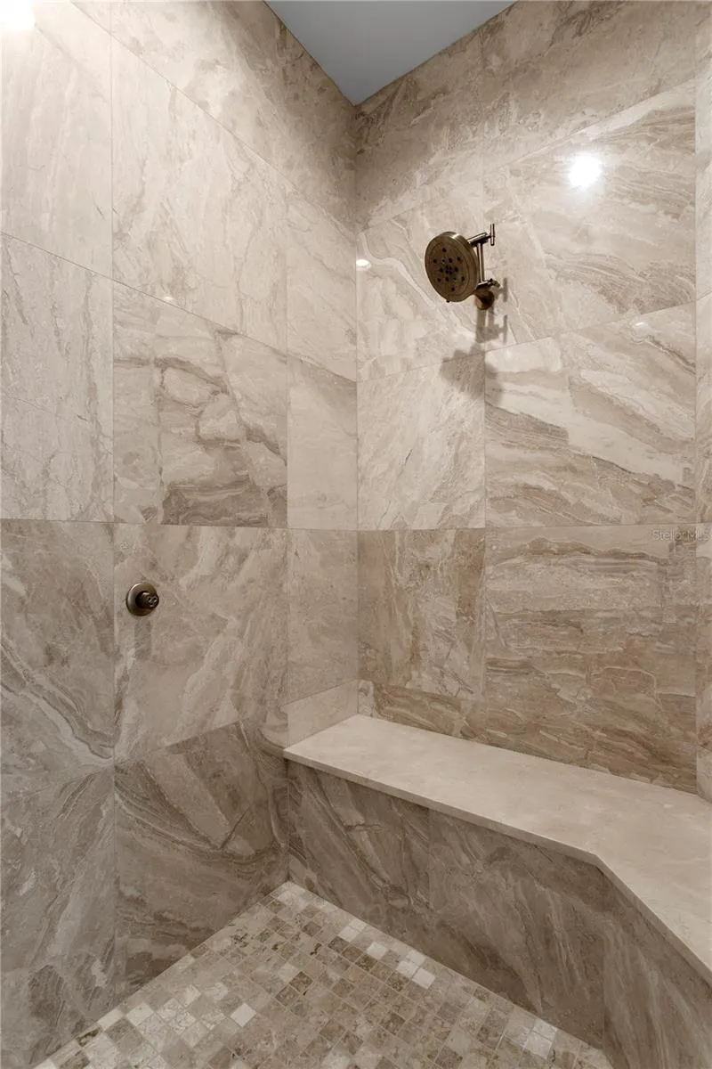 Main bath - walk-in shower