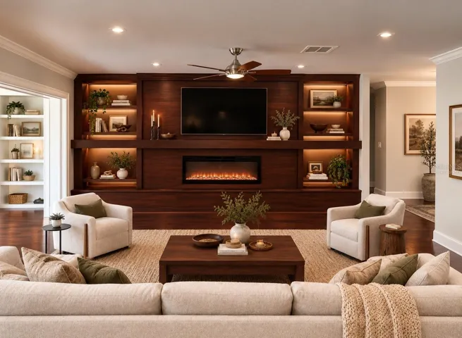 Virtually Staged Living Room