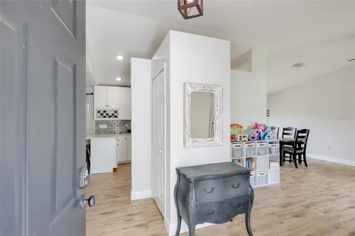 Porcelain tile throughout