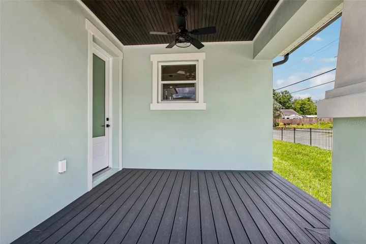 Rear Patio