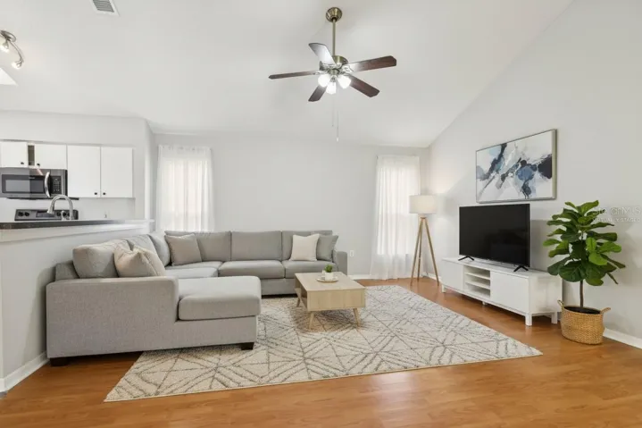 Virtually Staged Family Room