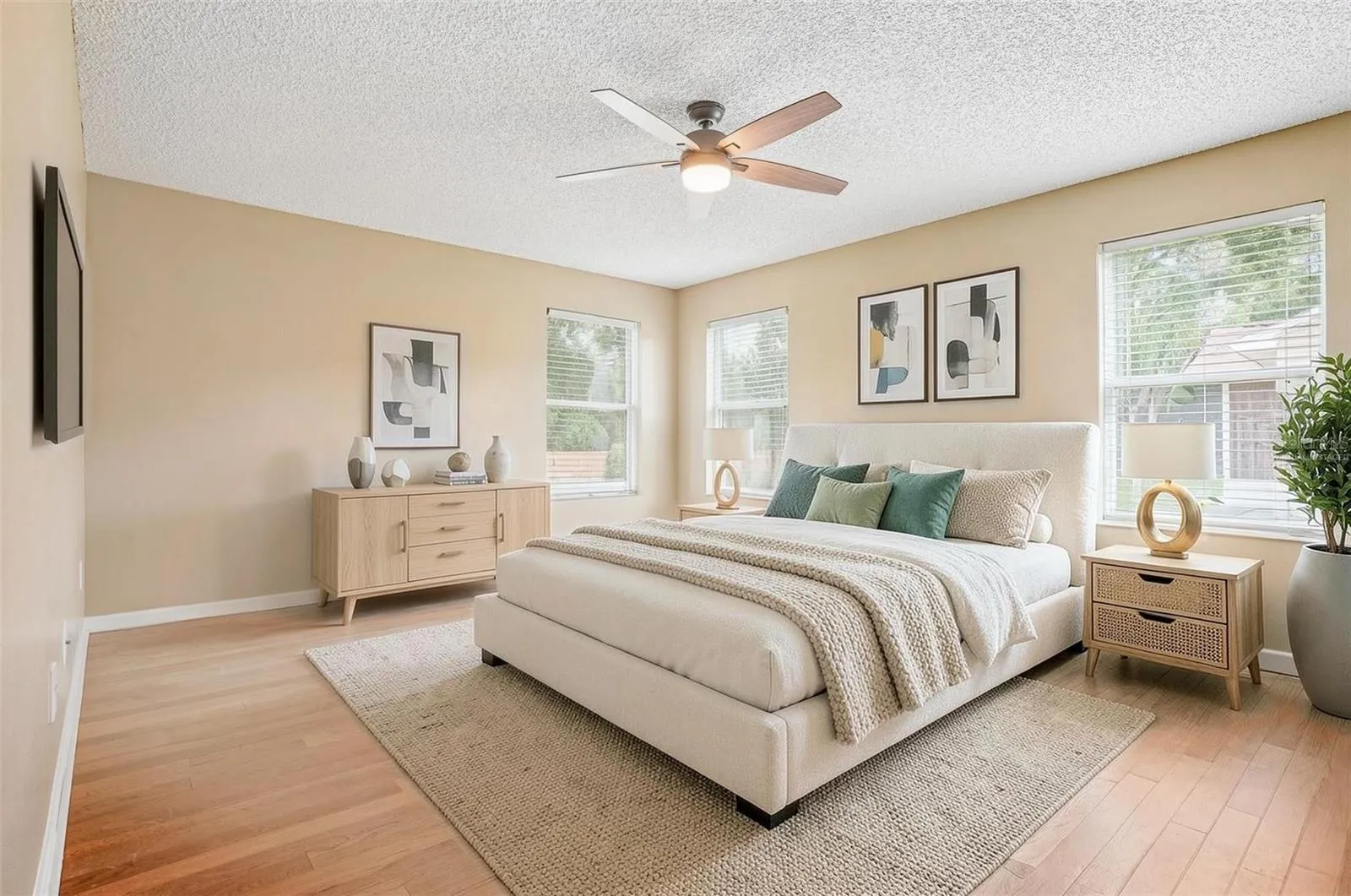 Virtually Staged-Primary Bedroom