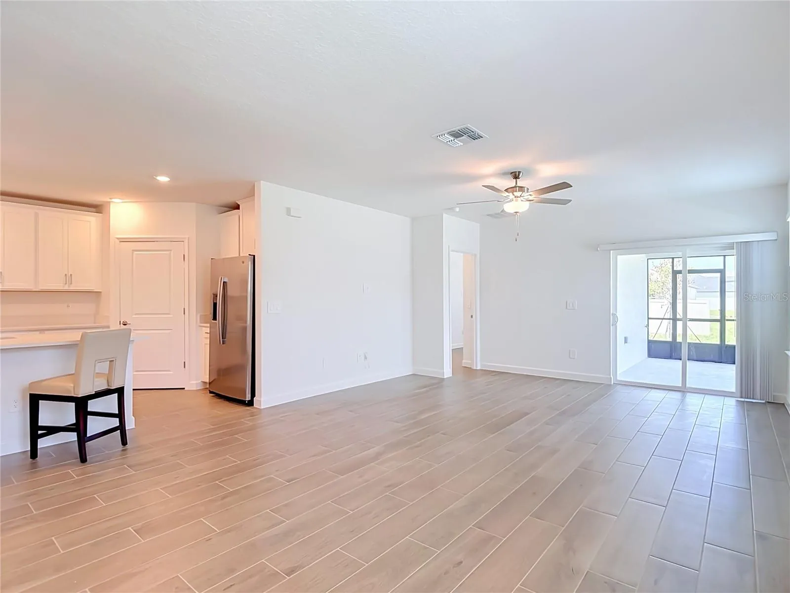 Kitchen - Living Room - Dining Room