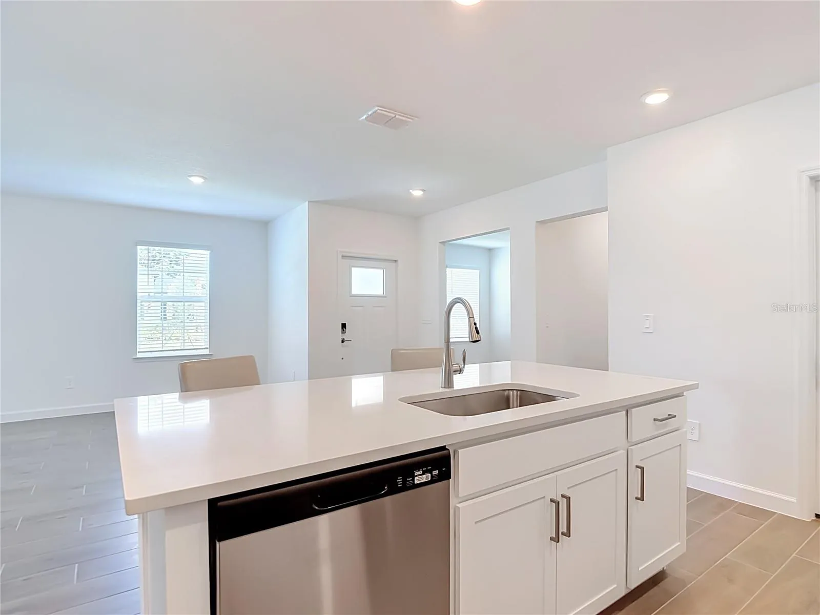 Kitchen - Living Room - Dining Room