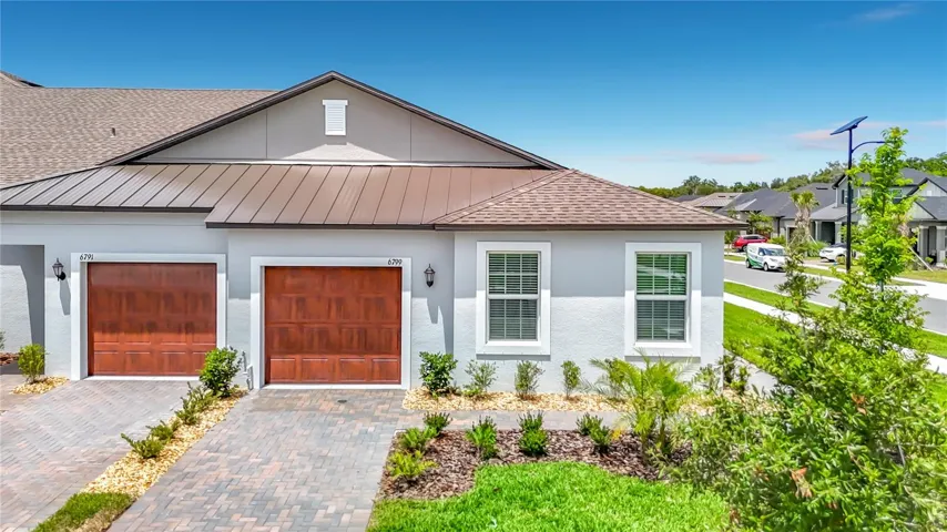 One Car Garage with Paver Walk and Driveway