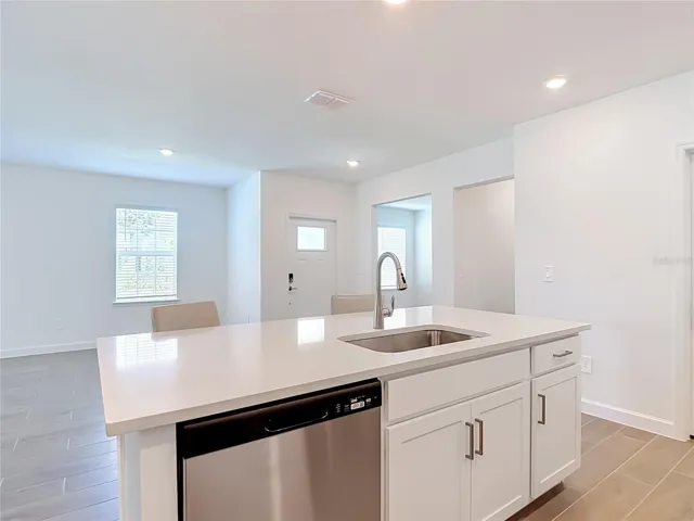 Kitchen - Living Room - Dining Room