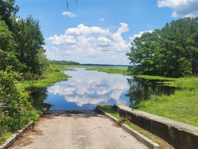 Boat Ramp at End of Road
